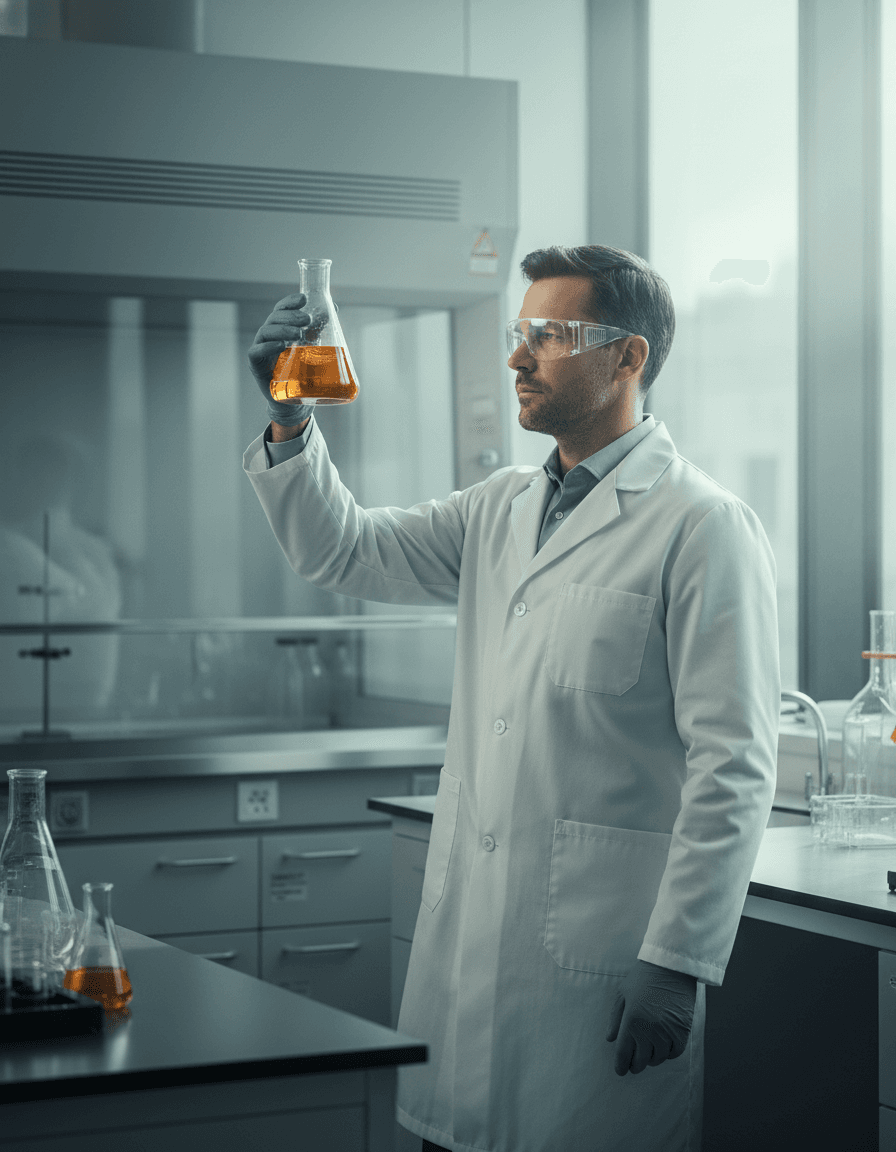 En el laboratorio